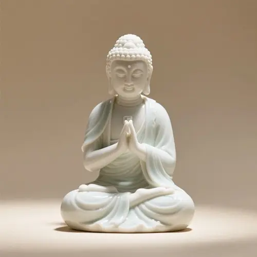 陶瓷如來佛祖阿尼陀佛擺件