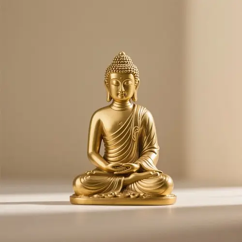 黃銅釋迦牟尼像家用佛像擺件